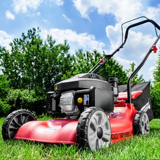 Powertec Garden Benzin-Rasenmäher ECO Wheeler 410P