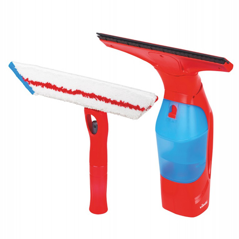 Vileda Windomatic Fenstersauger mit Spray Einwascher