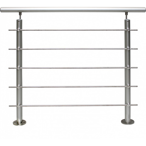 Treba Alu-Geländer-Set, Bodenmontage (AB6)
