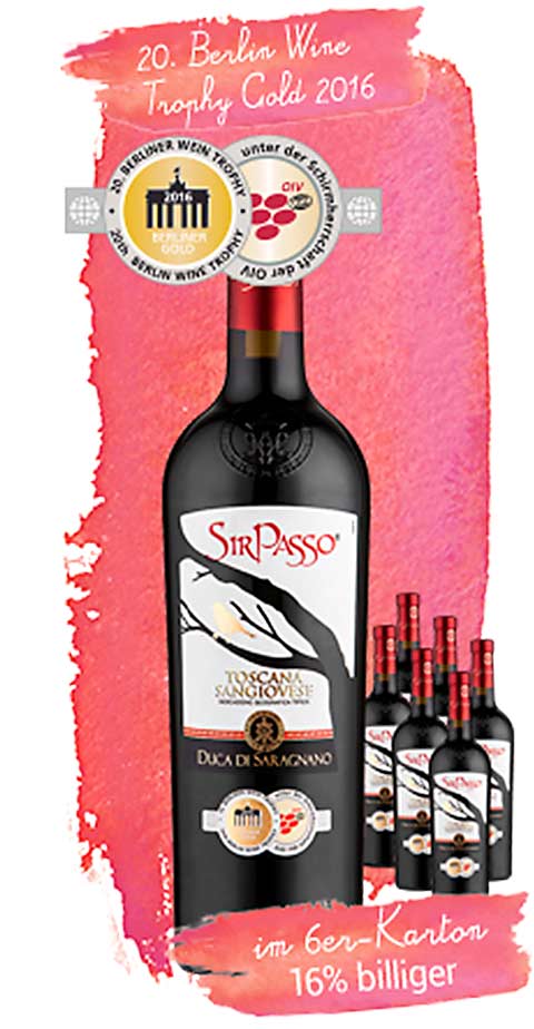 Duca di Saragnano Sangiovese Toscana IGT Sir Passo