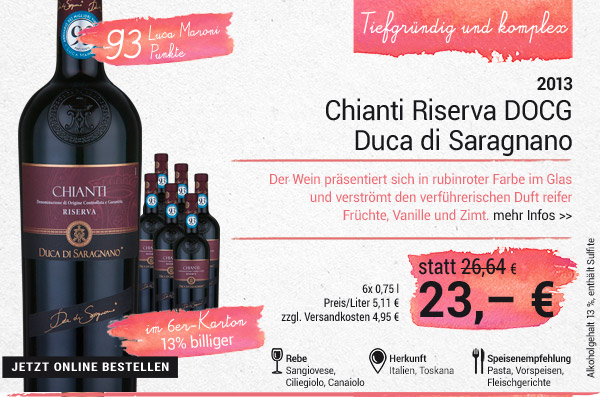Duca di Saragnano Chianti DOCG Riserva