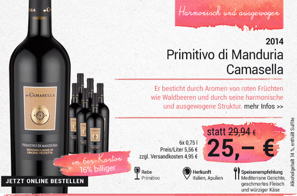 Camasella Primitivo di Manduria