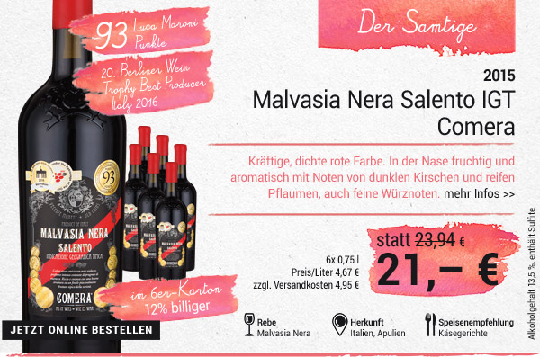 Comera Salento IGT Malvasia Nera
