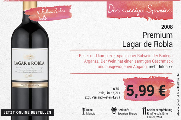Premium Vino de la Tierra Castilly y Leon, 2008 - Spanien, trocken
