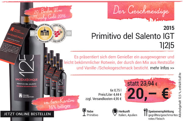 1|2|5 - Primitivo del Salento IGP